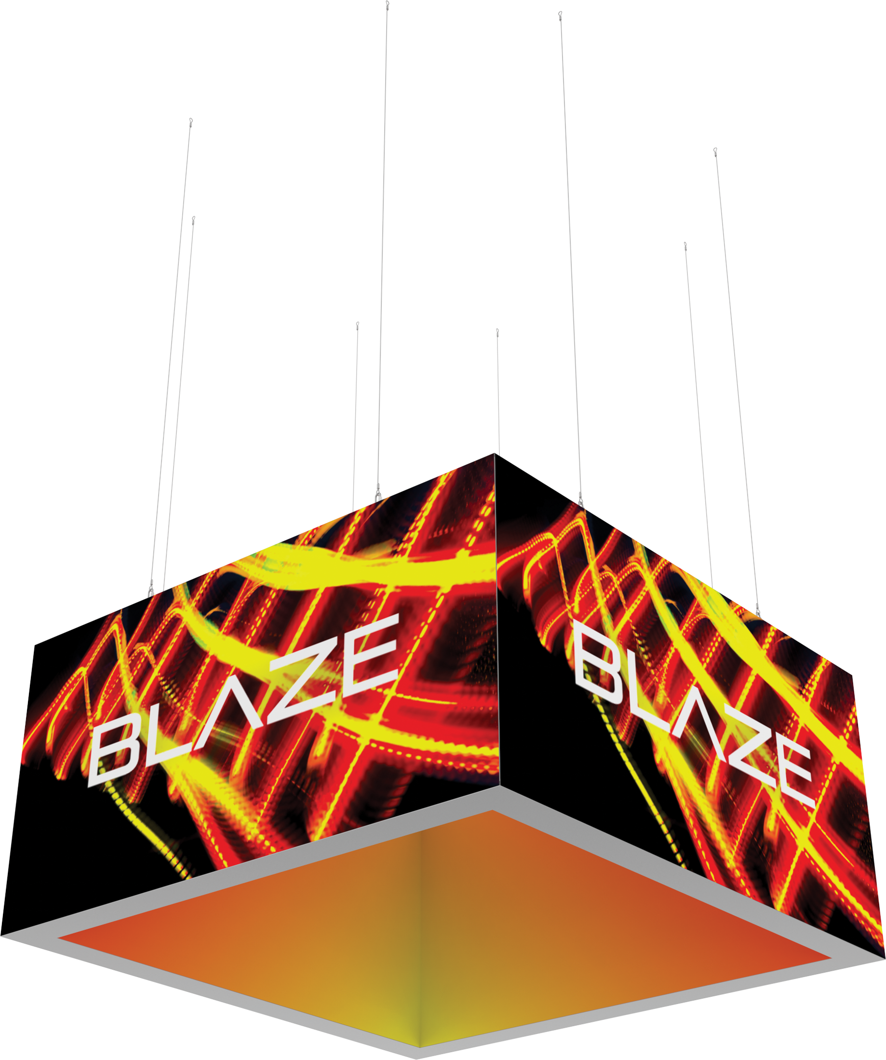 Blaze Light Box - Hanging Square 0804