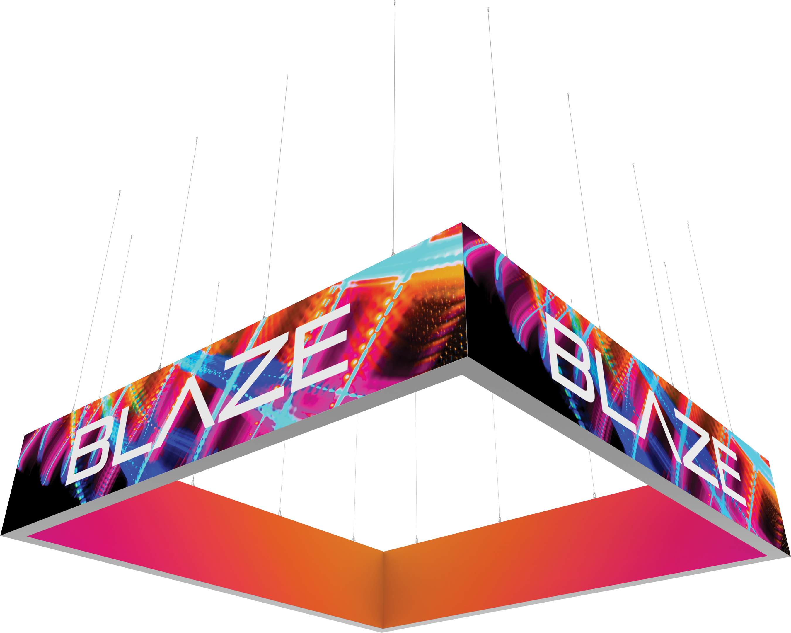 Blaze Light Box - Hanging Square 1603