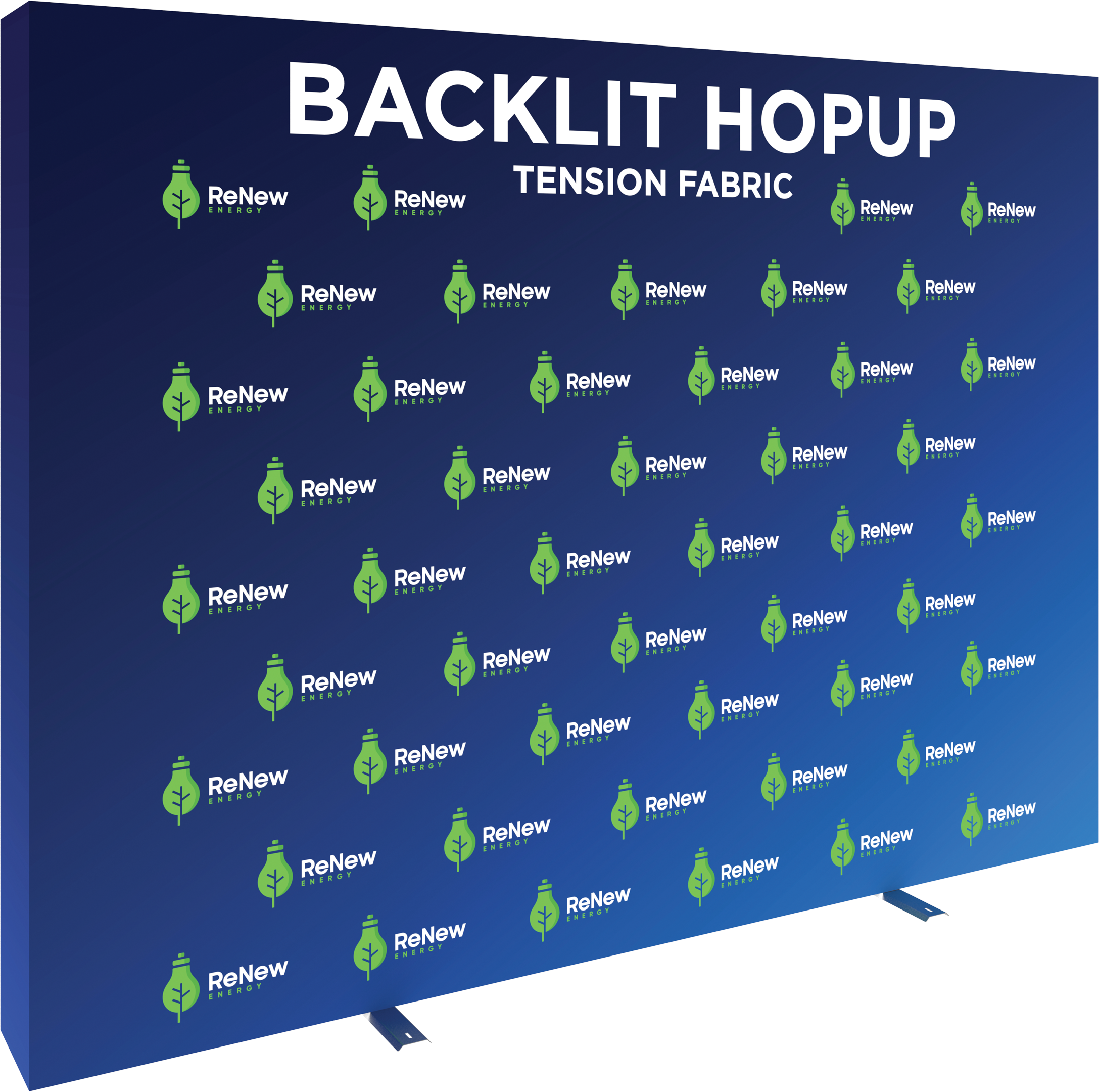 Hopup 10ft Backlit Straight Tension Fabric Display