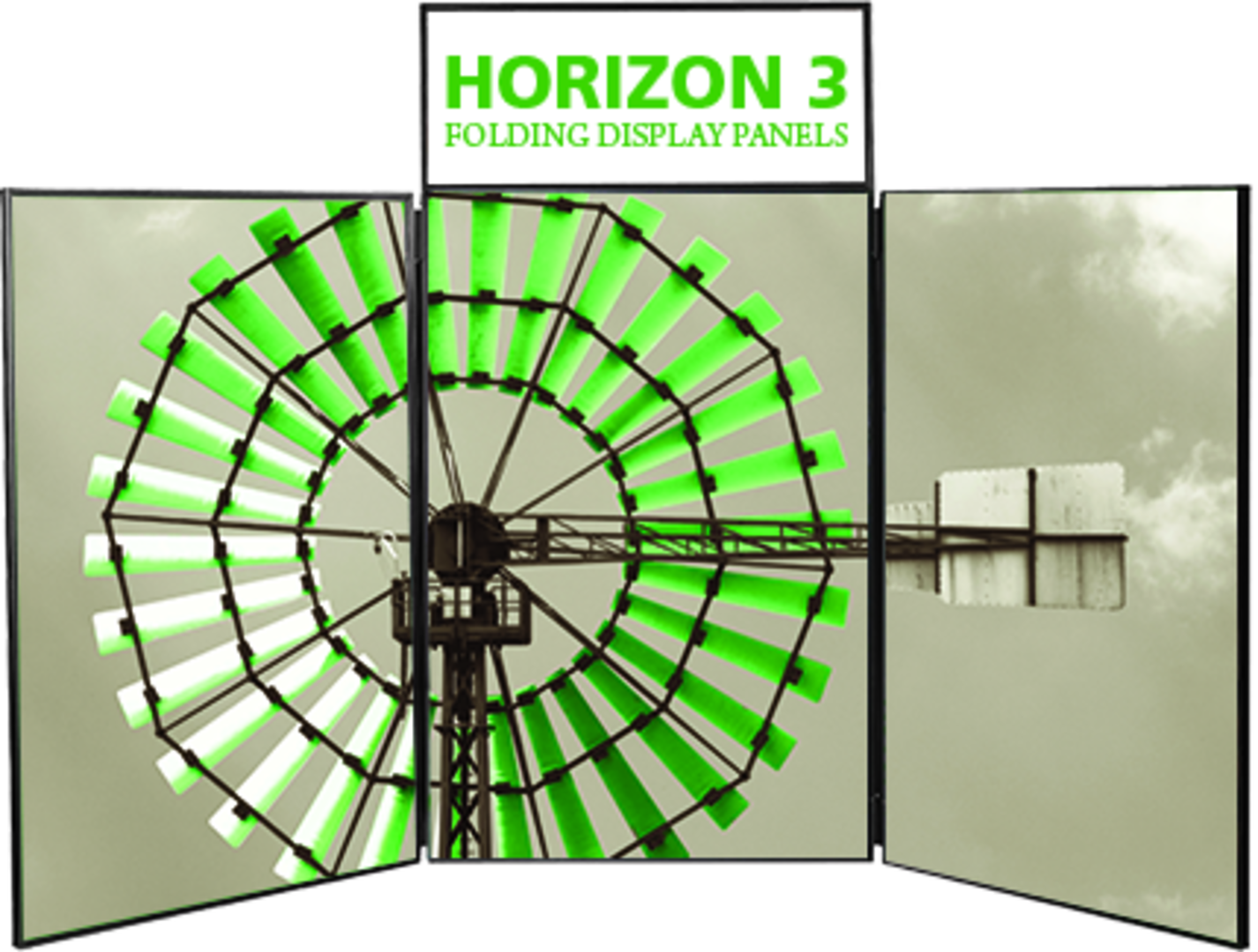 Horizon 3 Tabletop Folding Panel Display