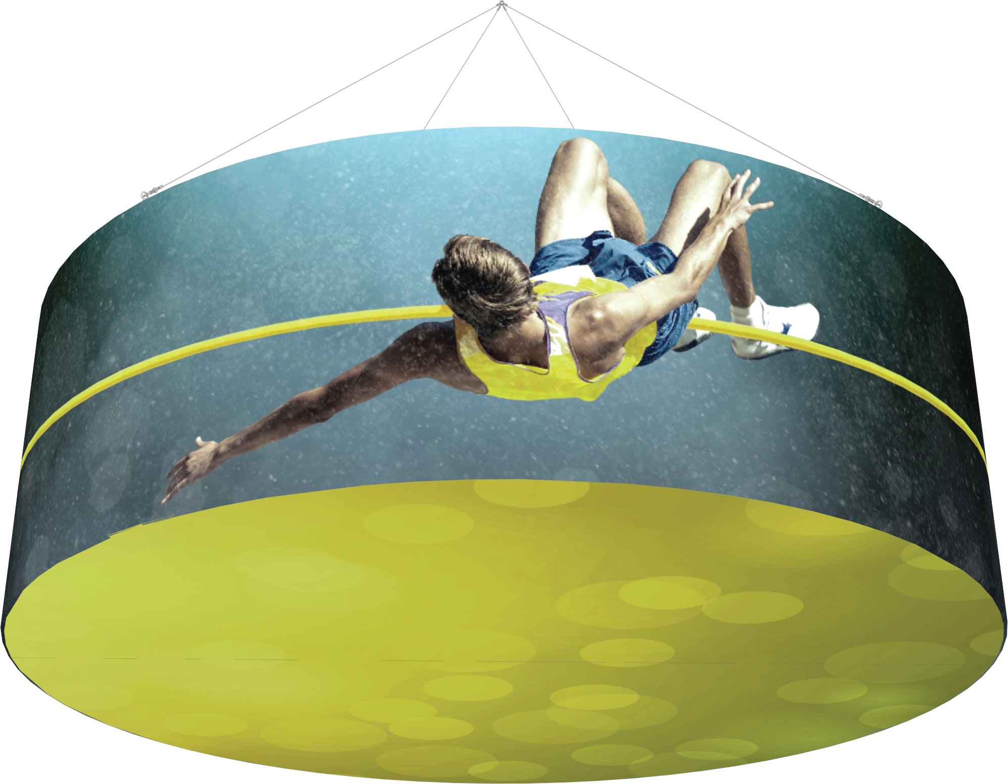 12 X 4Ft Backlit Ring Hanging Structure