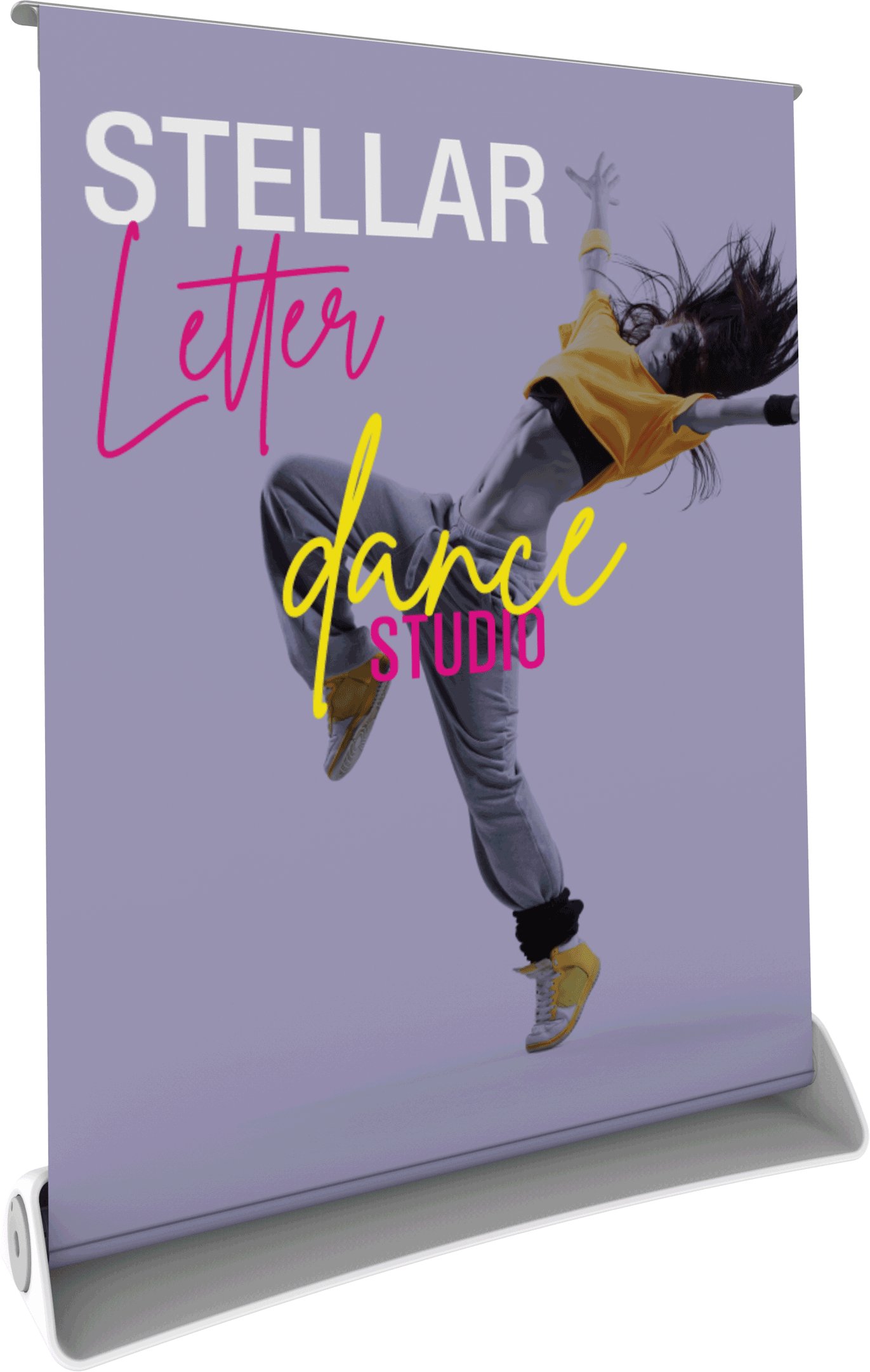 Stellar Letter Tabletop Retractable Banner Stand