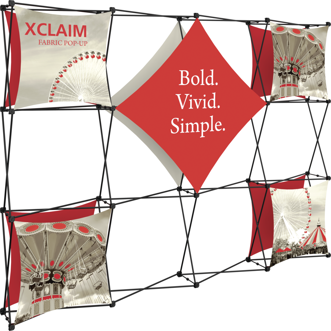 Xclaim 10ft Fabric Popup Display Kit 02