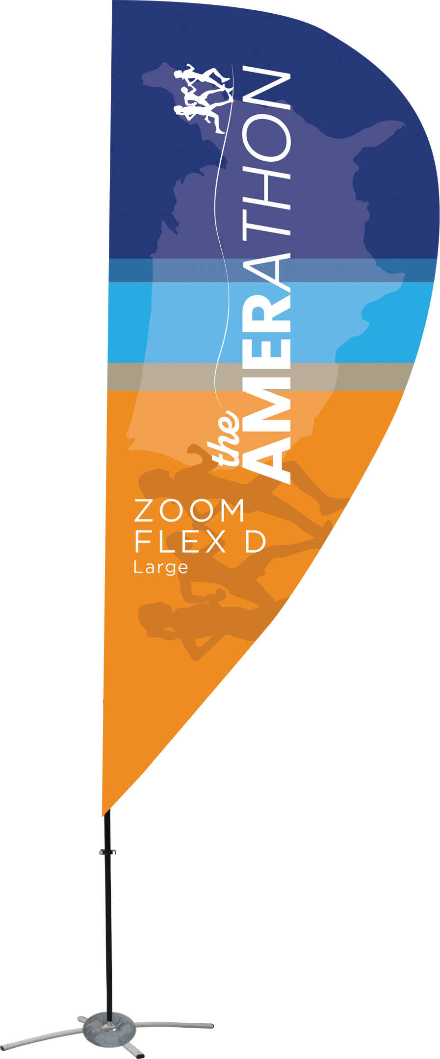 Zoom Flex D-Shaped Flag Large