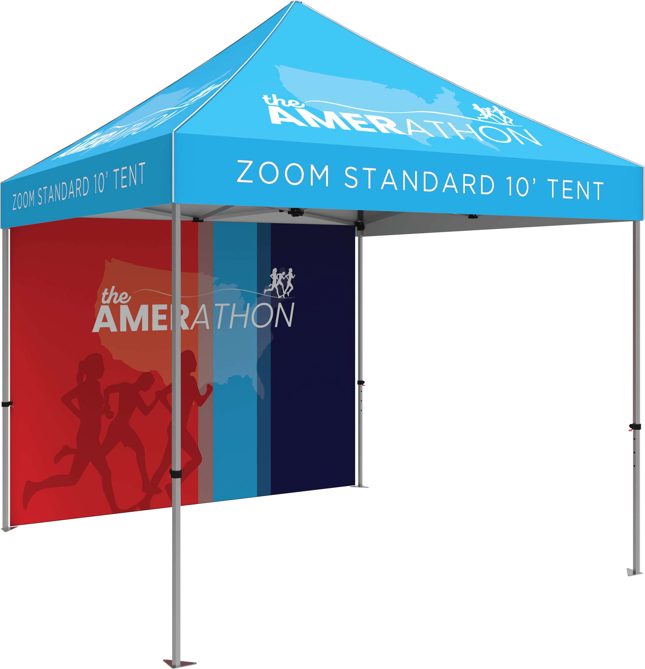 Zoom Economy and Standard 10' Popup Tent Full Wall Only